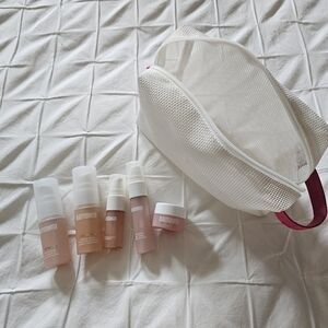 EMPTY Beautycounter Countertime Mini Travel Set With Makeup Bag